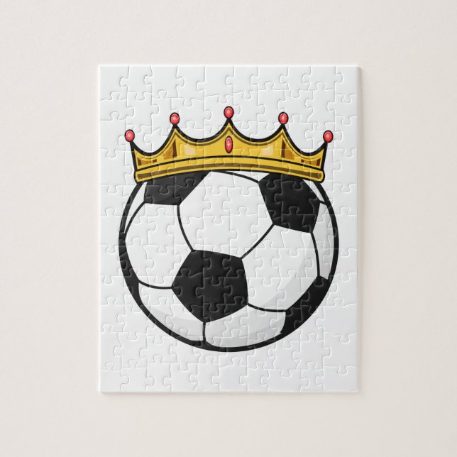 Soccer Crown Queen Jigsaw Puzzle (Vertical)