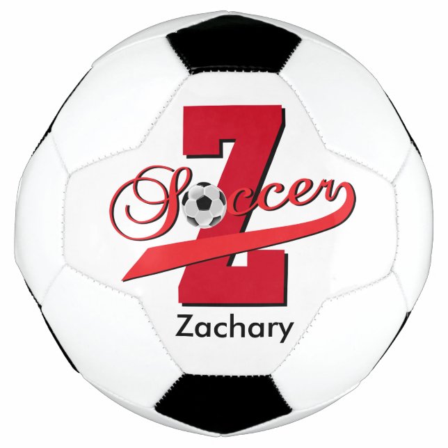 Soccer | Customised | Red Ball (Front)