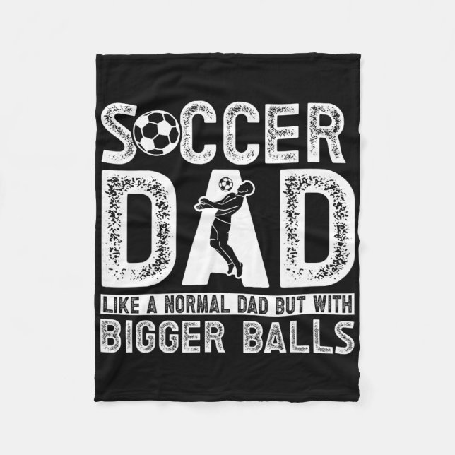 Soccer Dad _11  Fleece Blanket (Front)
