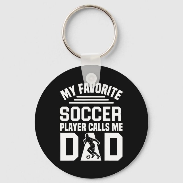 Soccer Dad _1  Key Ring (Front)