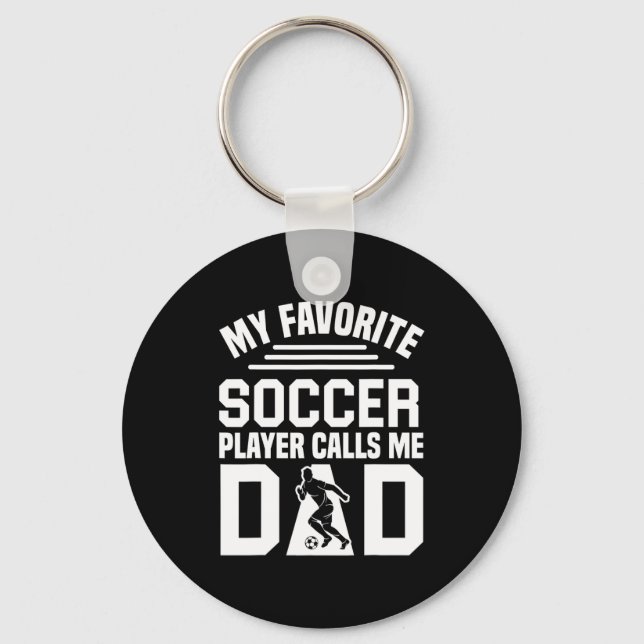 Soccer Dad 1 T Shirt  Key Ring (Front)