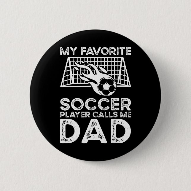 Soccer Dad _6  6 Cm Round Badge (Front)