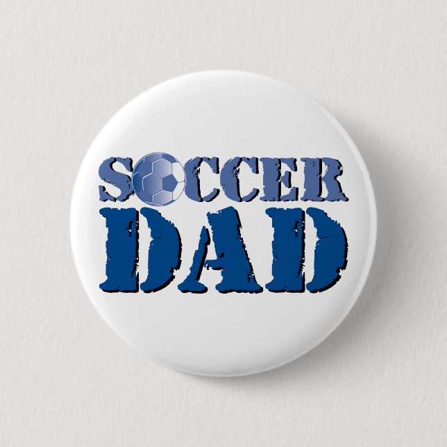 Soccer Dad 6 Cm Round Badge (Front)