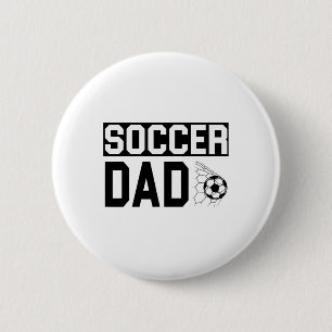 Soccer Dad  6 Cm Round Badge
