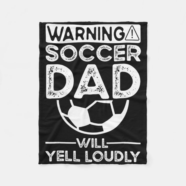 Soccer Dad _7  Fleece Blanket (Front)