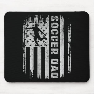 Soccer Dad American Flag Usa On Ck Father Soccer D Mouse Pad