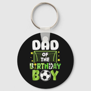 Soccer Dad Birthday Boy Party Soccer Family Matchi Key Ring