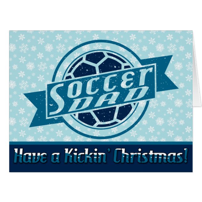Soccer Dad Christmas Card (Front Horizontal)