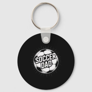 Soccer Dad Dedicated Player Support Family Game Da Key Ring