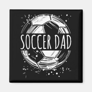 Soccer Dad Distressed Vintage Father S Day Apparel Magnet