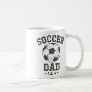 Soccer Dad Family Matching Sideline Dad Sport Love Coffee Mug