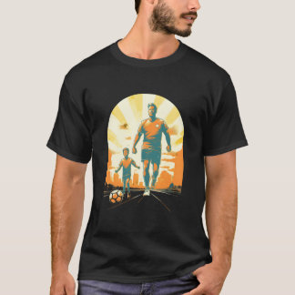 Soccer Dad Father Son Soccer Player Football Sport T-Shirt