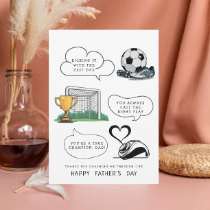 Soccer Dad Father's Day Card 