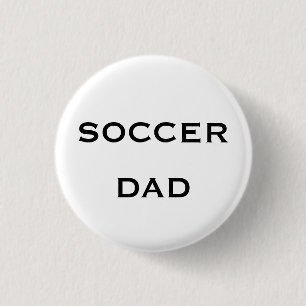 Soccer Dad Father's Day Gifts Party Favour 2026 3 Cm Round Badge