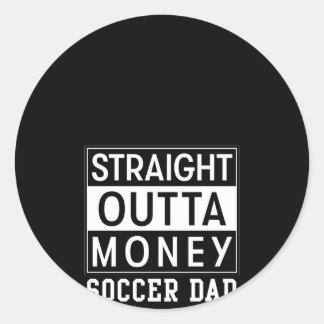Soccer Dad Father'S Day Soccer Classic Round Sticker