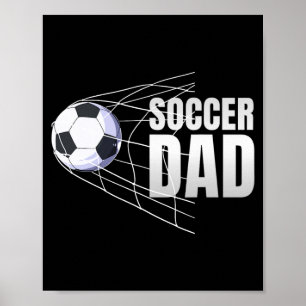 Soccer Dad Footll Sport Footller Soccer Player Fat Poster
