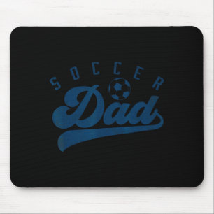 Soccer Dad Gifts Daddy Fathers Day Funny Vintage F Mouse Pad