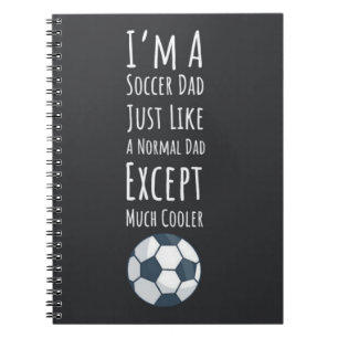 Soccer Dad Gifts Papa Father Daddy For Him Notebook