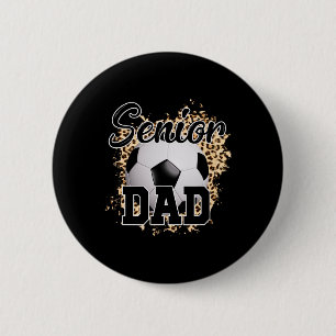 Soccer Dad Leopard Family Matching Team Player Spo 6 Cm Round Badge