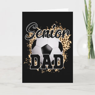 Soccer Dad Leopard Family Matching Team Player Spo Card