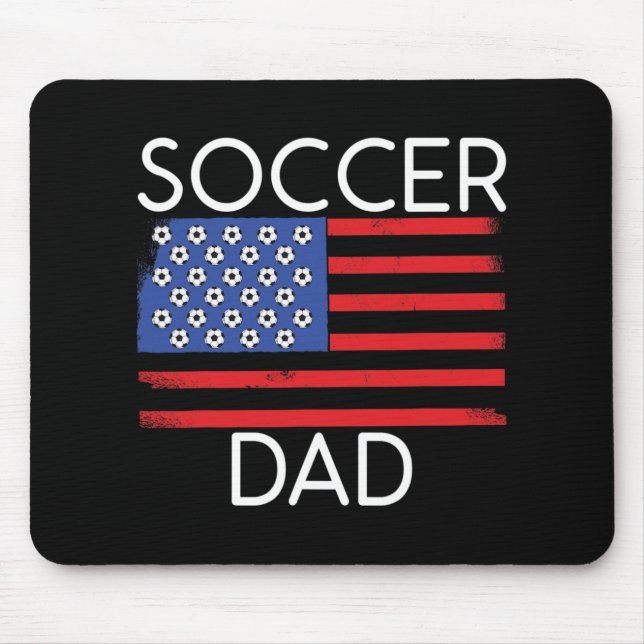 Soccer Dad New First Time Daddy Symbol Tools Socce Mouse Pad (Front)