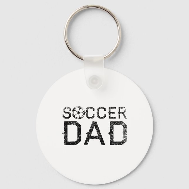 Soccer Dad Player Daddy Father  Key Ring (Front)