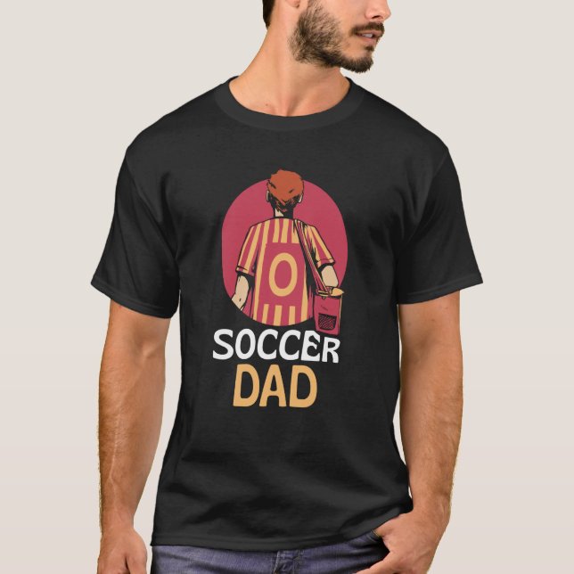 Soccer Dad Player Daddy Father Papa Father's Day T-Shirt (Front)