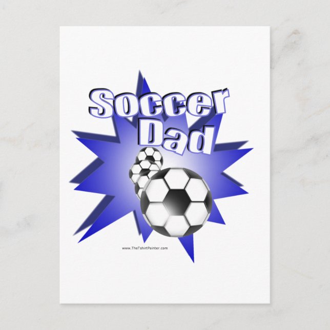 Soccer DAD Postcard (Front)