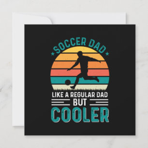 Soccer Dad Retro Sunset Invitation