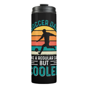 Soccer Dad Retro Sunset Thermal Tumbler