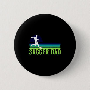 Soccer Dad Vintage Soccer 4 T Shirt  6 Cm Round Badge