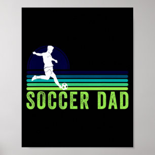 Soccer Dad Vintage Soccer 4 T Shirt Poster