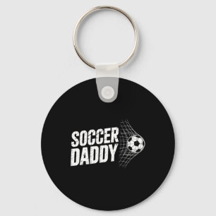 Soccer Daddy Byll And Net Sport Fathers Footbyll G Key Ring
