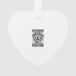 Soccer Defender Brick Wall Vintage Shirt Design_1 Ornament