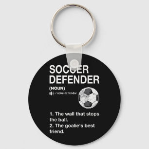 Soccer Defender Definition Soccer Player Footbyll Key Ring