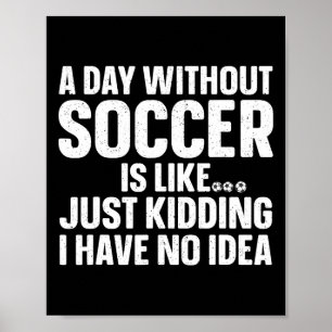 Soccer Design For Men Women Boys Soccer Lover Socc Poster