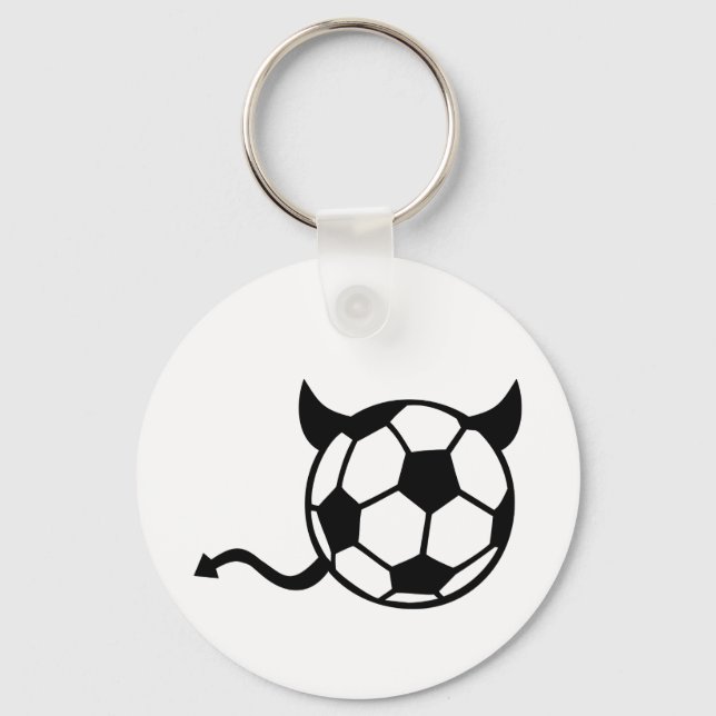 Soccer devil key ring (Front)