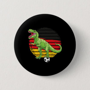 Soccer Dino Trex German Jersey Germany Flag Footll 6 Cm Round Badge