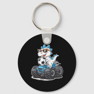 Soccer Dinosaur T-rex Monster Truck Kids Boys Girl Key Ring
