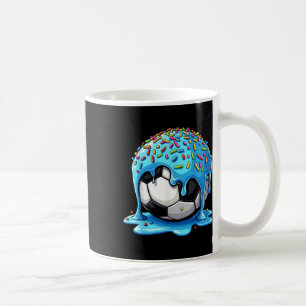 Soccer Drip Boys Girls Ice Cream Drip With Sprinkl Coffee Mug