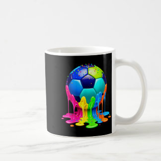 Soccer Drip Boys Ice Cream Drip Colorful For Boys  Coffee Mug