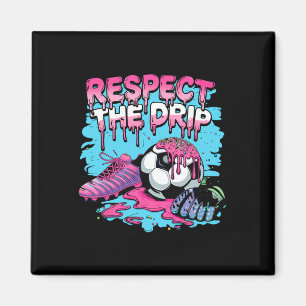 Soccer Drip Boys Ice Cream Drip Youth Boys Soccer Magnet
