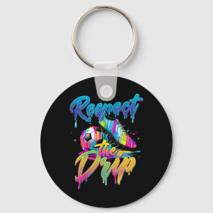 Soccer Drip Boys Ice Cream Drip Youth Respect The Key Ring