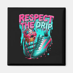 Soccer Drip Boys Ice Cream Drip Youth Respect The Magnet