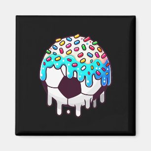 Soccer Drip For Boys Ice Cream Drip Youth Boys Soc Magnet