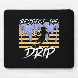 Soccer Drip Girls Dripping Ice Cream Respect The D Mouse Pad