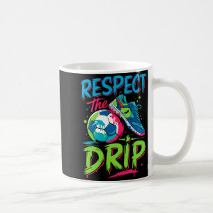 Soccer Drip Melting Ice Cream Respect The Drip Boy Coffee Mug