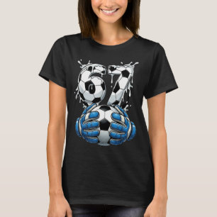 Soccer Drip Number 67 Boys Soccer Goalkeeper 67 T-Shirt