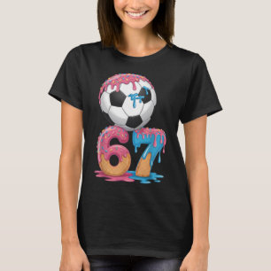 Soccer Drip Number 67 Boys Soccer Player 67 T-Shirt