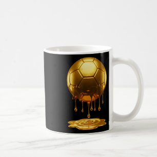 Soccer Dripping Drip Gold Sport Player Coach Bylle Coffee Mug